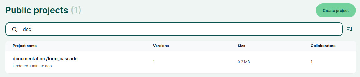 Encontrar projetos públicos de « Mergin Maps »