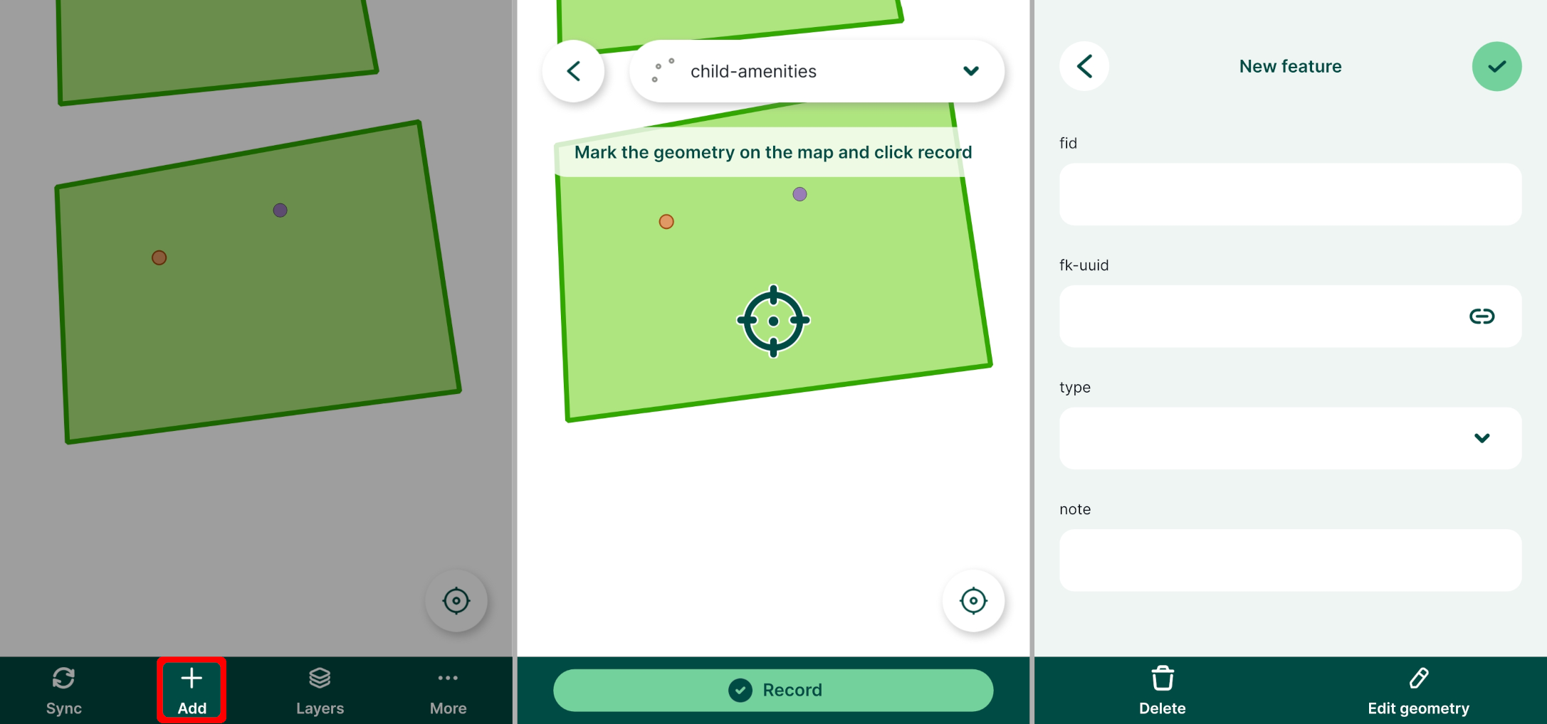 Mergin Maps Widget de relação da aplicação móvel: adicionada funcionalidade de filhos