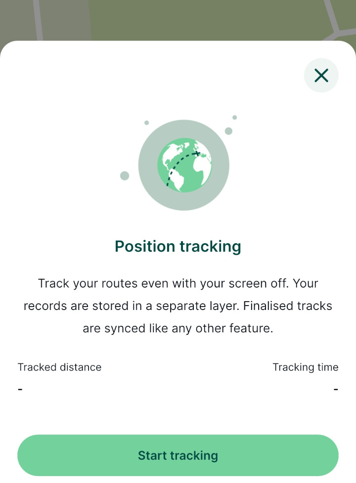 Começa a registar a tua atividade na aplicação móvel « Mergin Maps »