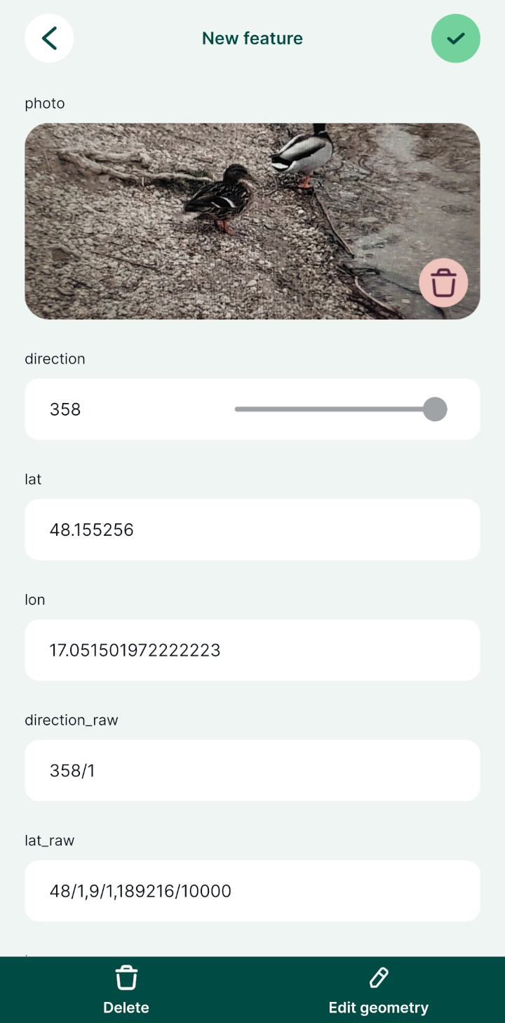 Metadados Exif na aplicação móvel « Mergin Maps » Metadados Exif na aplicação móvel « Mergin Maps »