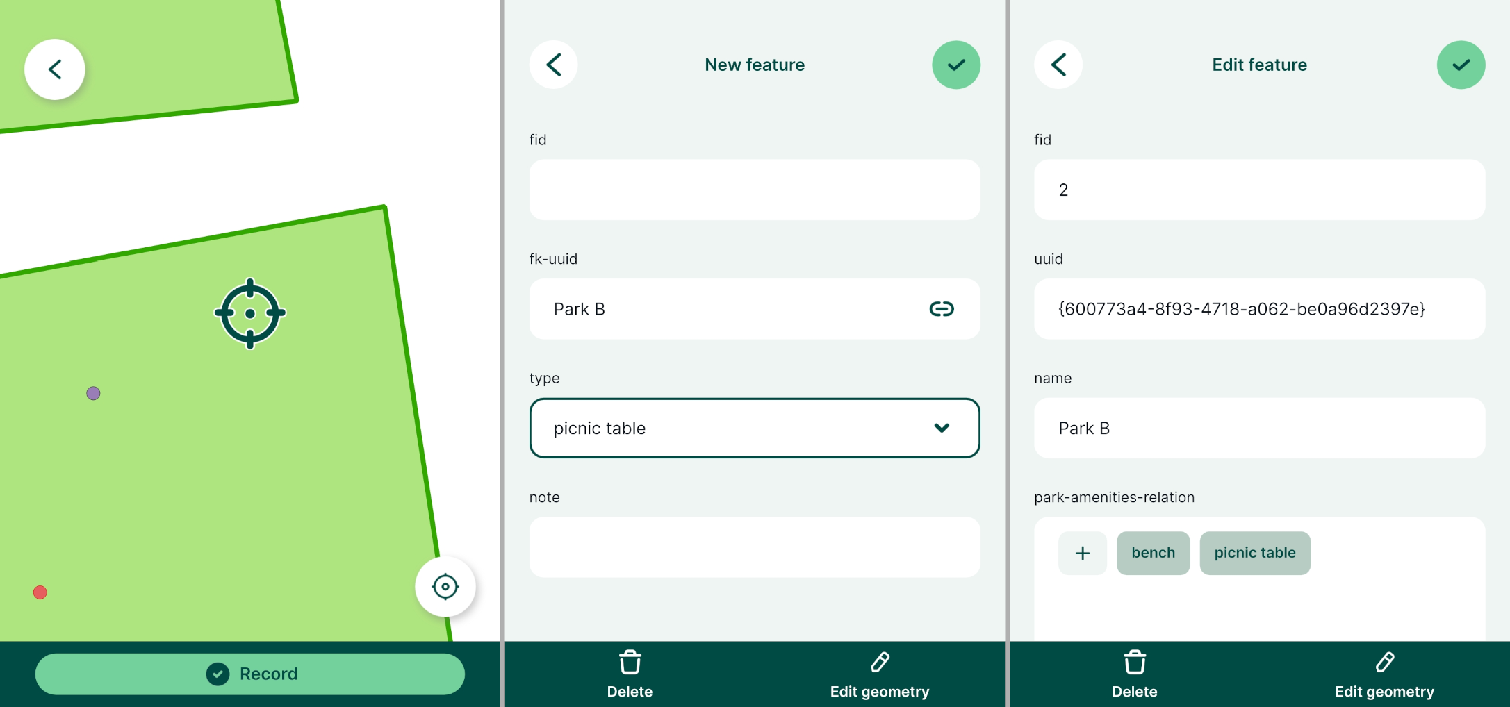 Mergin Maps Widget de relação da aplicação móvel: adicionada funcionalidade de filhos