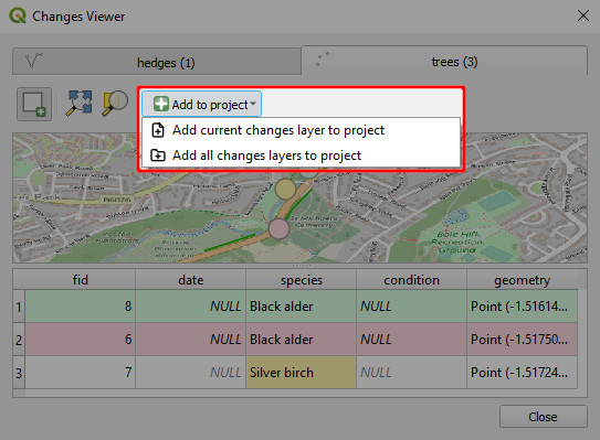 Adicionar alterações locais ao projeto « QGIS »