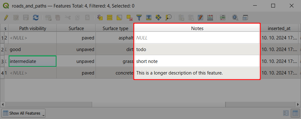 QGIS funcionalidades ordenadas por comprimento do texto QGIS funcionalidades ordenadas por comprimento do texto