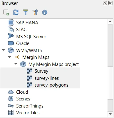 QGIS camadas WFS interligadas