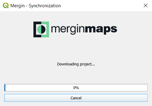 Transferir um projeto do « Mergin Maps » para o computador