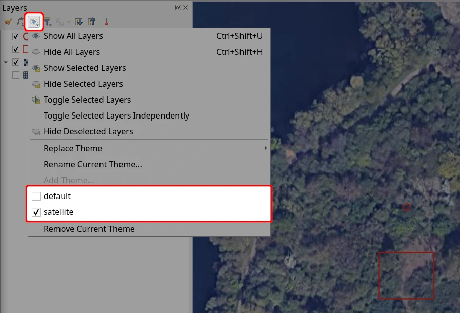 QGIS Temas de mapas
