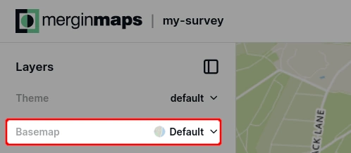 Mergin Maps Mapas de fundo do Webmaps Mergin Maps Mapas de fundo do Webmaps